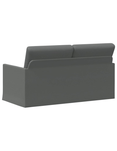 Divano a 2 posti Grigio Scuro 150 x 81 x 82 cm Tessuto