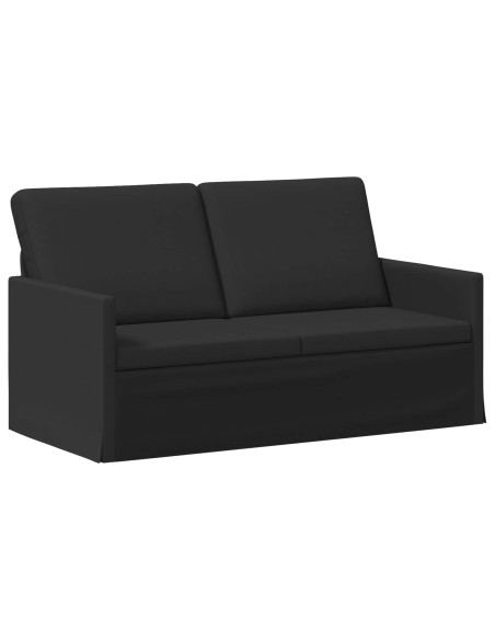 Divano a 2 posti Nero 150 x 81 x 82 cm Tessuto
