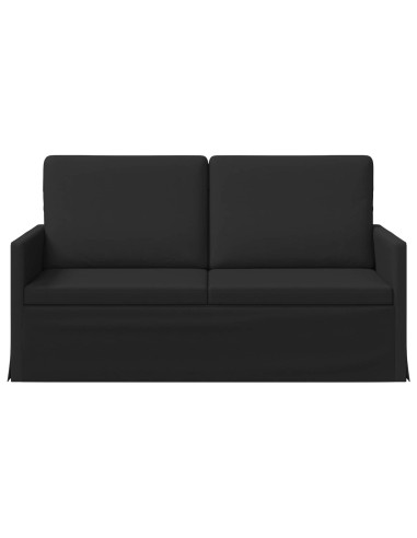 Divano a 2 posti Nero 150 x 81 x 82 cm Tessuto
