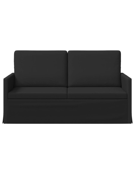 Divano a 2 posti Nero 150 x 81 x 82 cm Tessuto