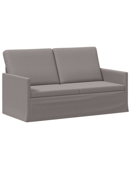 Divano a 2 posti Tortora 150 x 81 x 82 cm Tessuto