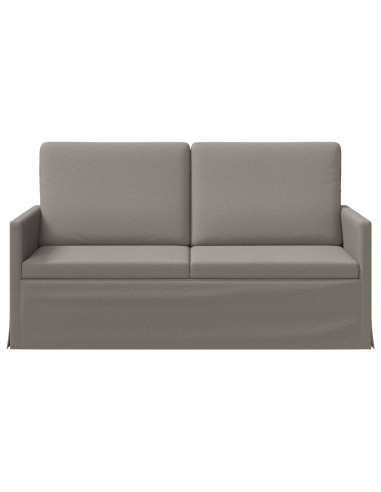 Divano a 2 posti Tortora 150 x 81 x 82 cm Tessuto