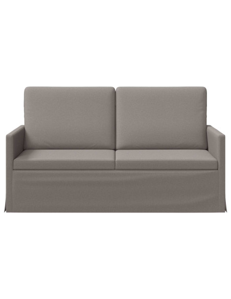 Divano a 2 posti Tortora 150 x 81 x 82 cm Tessuto