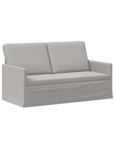 Divano a 2 posti Grigio Nuvola 150 x 81 x 82 cm Tessuto 2