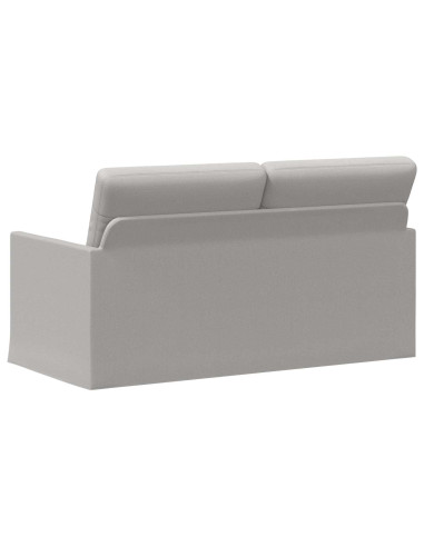 Divano a 2 posti Grigio Nuvola 150 x 81 x 82 cm Tessuto
