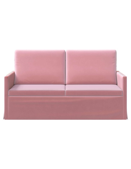 Divano a 2 posti Rosa 150 x 81 x 82 cm Velluto (V)