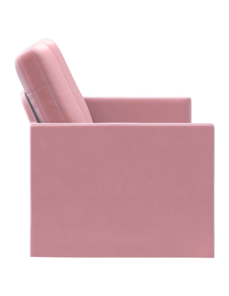 Divano a 2 posti Rosa 150 x 81 x 82 cm Velluto (V)