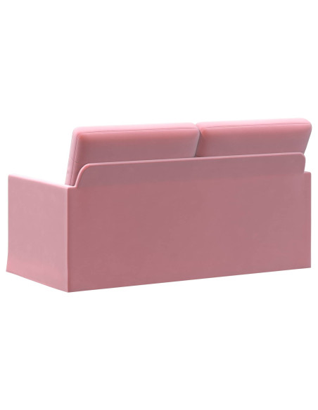 Divano a 2 posti Rosa 150 x 81 x 82 cm Velluto (V)
