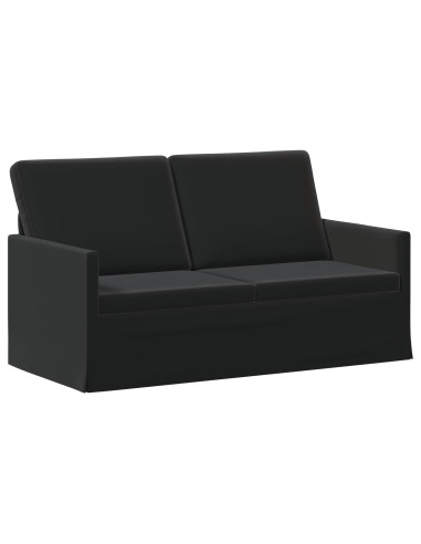 Divano a 2 posti Nero 150 x 81 x 82 cm Velluto (V)