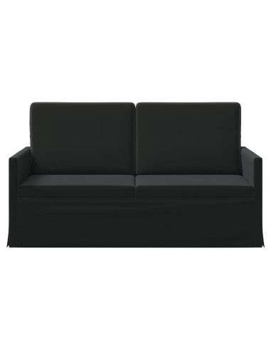 Divano a 2 posti Nero 150 x 81 x 82 cm Velluto (V)