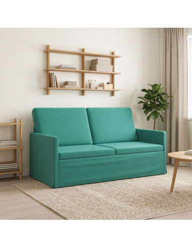 Divano a 2 posti Turchese 150 x 81 x 82 cm Velluto (V)