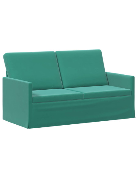 Divano a 2 posti Turchese 150 x 81 x 82 cm Velluto (V)