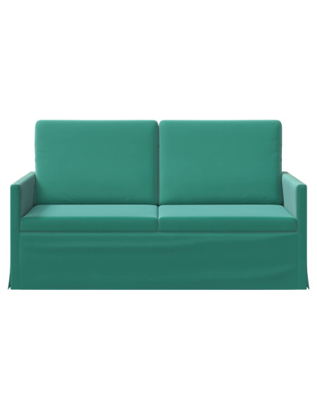 Divano a 2 posti Turchese 150 x 81 x 82 cm Velluto (V)