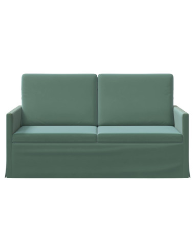 Divano a 2 posti Verde Mare 150 x 81 x 82 cm Velluto (V)