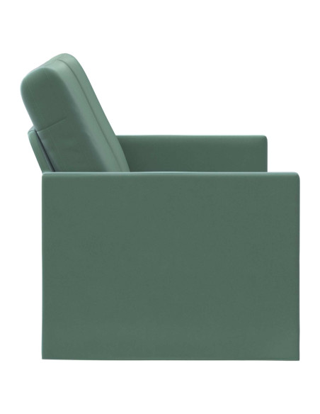 Divano a 2 posti Verde Mare 150 x 81 x 82 cm Velluto (V)