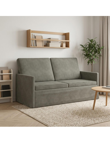 Divano a 2 posti Grigio Chiaro 150 x 81 x 82 cm