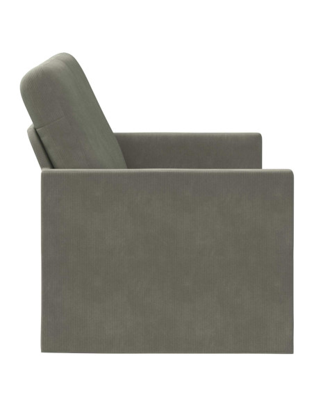Divano a 2 posti Grigio Chiaro 150 x 81 x 82 cm