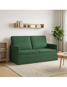 Divano a 2 posti Verde Giungla 150 x 81 x 82 cm