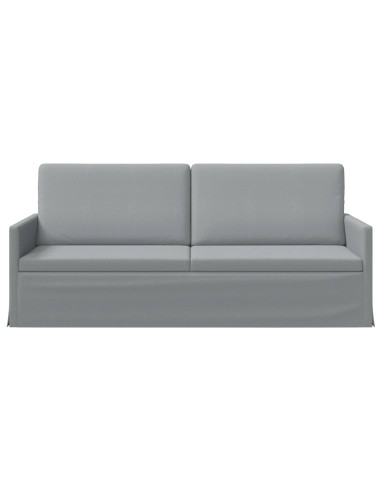 Divano a 3 posti Grigio Chiaro 190 x 81 x 82 cm Tessuto