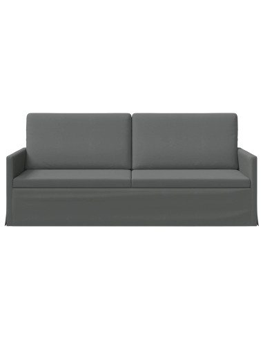 Divano a 3 posti Grigio Scuro 190 x 81 x 82 cm Tessuto