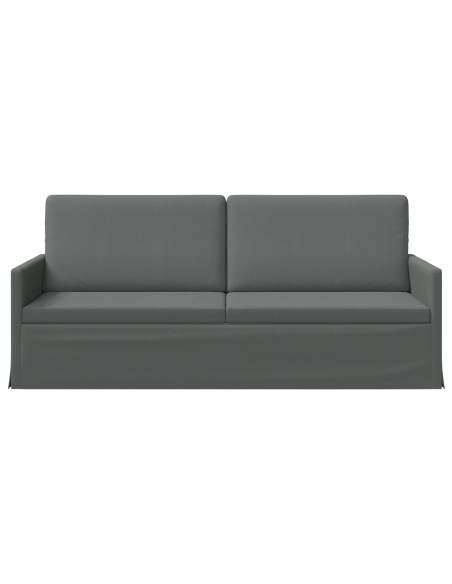Divano a 3 posti Grigio Scuro 190 x 81 x 82 cm Tessuto