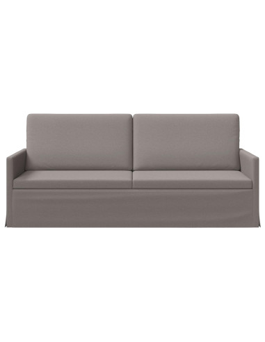 Divano a 3 posti Tortora 190 x 81 x 82 cm Tessuto