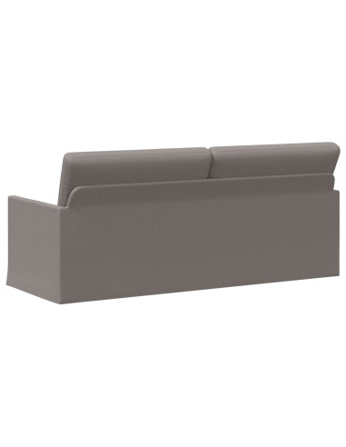 Divano a 3 posti Tortora 190 x 81 x 82 cm Tessuto