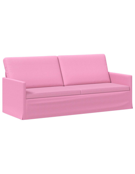 Divano a 3 posti Rosa 190 x 81 x 82 cm Tessuto