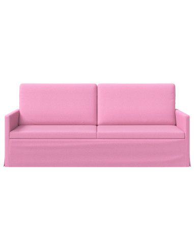 Divano a 3 posti Rosa 190 x 81 x 82 cm Tessuto