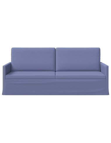 Divano a 3 posti Blu jeans 190 x 81 x 82 cm Tessuto