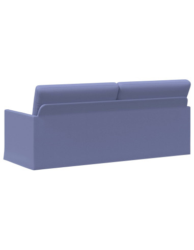 Divano a 3 posti Blu jeans 190 x 81 x 82 cm Tessuto