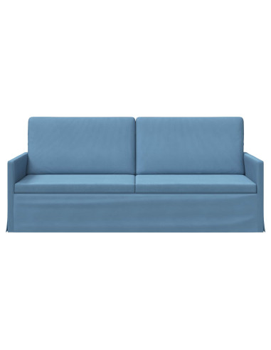 Divano a 3 posti Blu 190 x 81 x 82 cm Tessuto in Cords