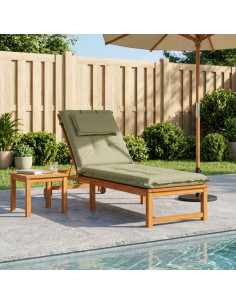 Cuscino per Lettino GEMERT 100% Poliestere Verde chiaro