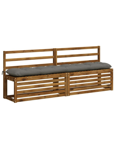 Cuscino per panchina VIANEN 100% Poliestere Grigio