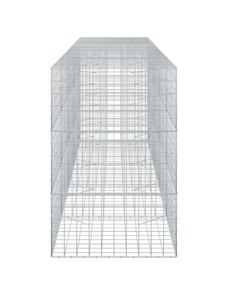 Gabione con Filo da 3,5 mm e Rete da 10x10 cm 450x100x150 cm
