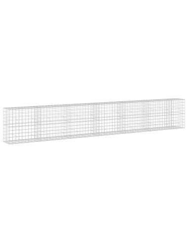 Gabione con Filo da 3,5 mm e Rete da 10x10 cm 650x50x100 cm