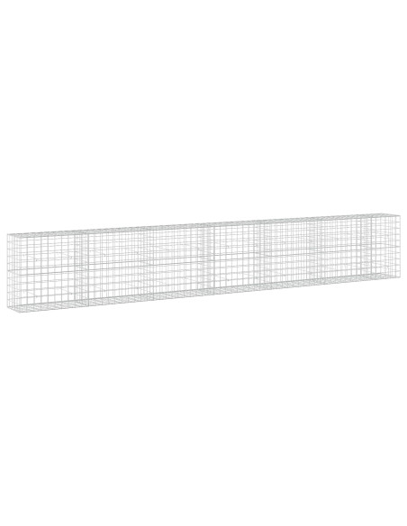 Gabione con Filo da 3,5 mm e Rete da 10x10 cm 650x50x100 cm