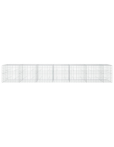 Gabione con Filo da 3,5 mm e Rete da 10x10 cm 650x50x100 cm