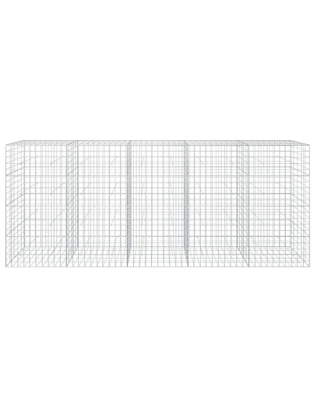 Gabione con Filo da 3,5 mm e Rete da 10x10 cm 500x50x200 cm