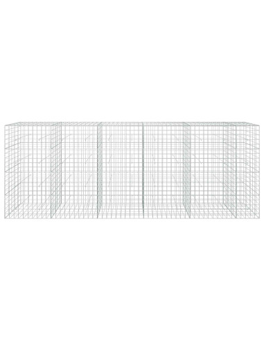 Gabione con Filo da 3,5 mm e Rete da 10x10 cm 550x50x200 cm