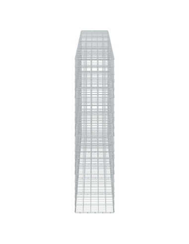 Gabione con Filo da 3,5 mm e Rete da 10x10 cm 550x50x200 cm