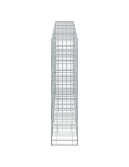 Gabione con Filo da 3,5 mm e Rete da 10x10 cm 550x50x200 cm