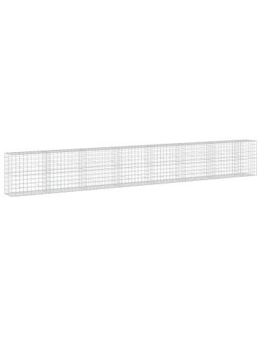 Gabione con Filo da 3,5 mm e Rete da 10x10 cm 750x50x100 cm