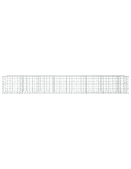 Gabione con Filo da 3,5 mm e Rete da 10x10 cm 750x50x100 cm