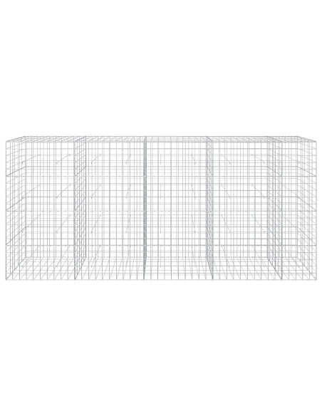 Gabione con Filo da 3,5 mm e Rete da 10x10 cm 450x50x200 cm