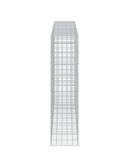 Gabione con Filo da 3,5 mm e Rete da 10x10 cm 450x50x200 cm