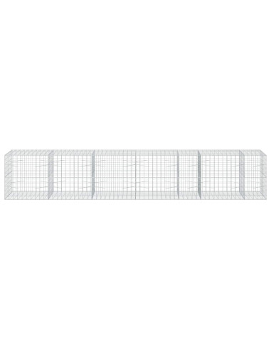 Gabione con Filo da 3,5 mm e Rete da 10x10 cm 550x100x100 cm
