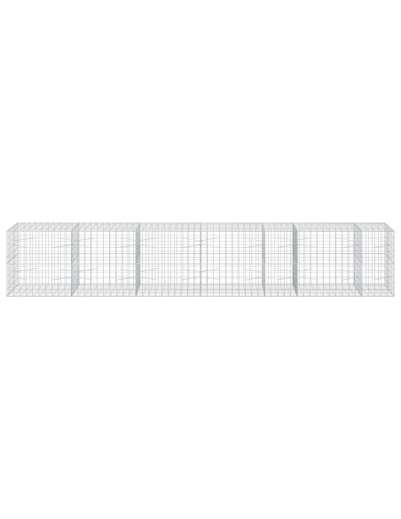 Gabione con Filo da 3,5 mm e Rete da 10x10 cm 550x100x100 cm