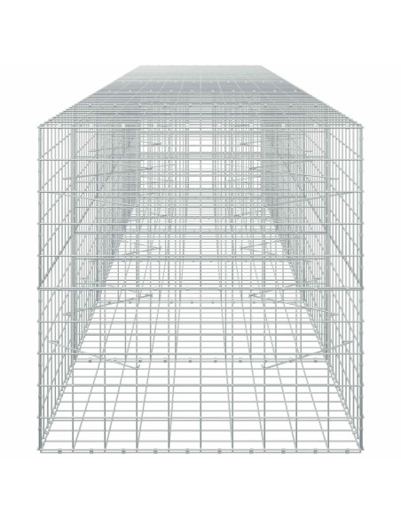 Gabione con Filo da 3,5 mm e Rete da 10x10 cm 550x100x100 cm