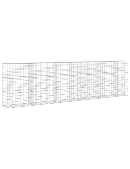 Gabione con Filo da 3,5 mm e Rete da 10x10 cm 550x50x150 cm